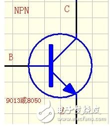 NPN三极管原理图