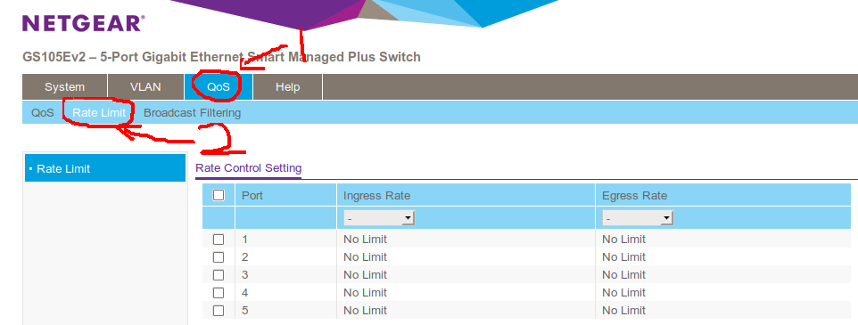 Netgear Page